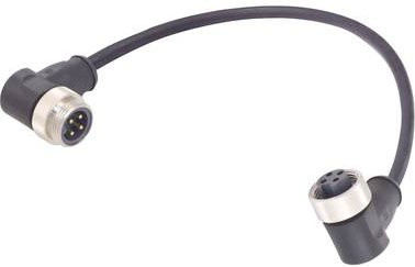 HARTING Sensor-Aktor-Steckverbinder konfektioniert Schwarz 0,6 m - Bild 1