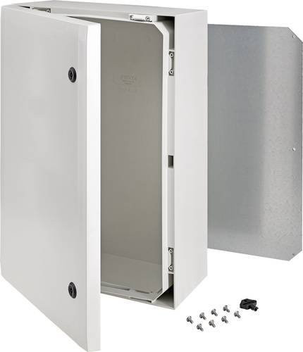 FIBOX Wandschaltschrank ARCA IEC mit Deckel und Deckeldichtung aus Kunststoff, grau und weiß, B/T/H: 40 x 21 x 21 cm - Bild 1