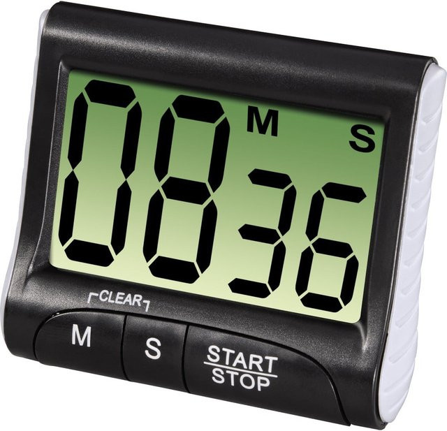 Digitaler Küchentimer Countdown von XavaX in Schwarz - Bild 1