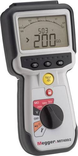 Megger MIT400/2 Isolationsmessgerät Grau, 250 V, 500 V, 1000 V, 200 GΩ - Bild 1