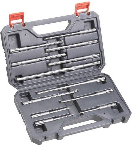 Kwb Hammerbohrer-Set 12teilig aus 40CR-Stahl mit SDS-Plus Aufnahme, Durchmesser: 5 mm, 6 mm, 8 mm, 10 mm, 12 mm, 14 mm - Bild 1
