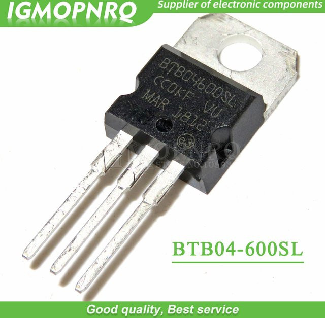10 Stück BTB04-600SL Triacs 4 Amp 600 Volt in Schwarz - Bild 1