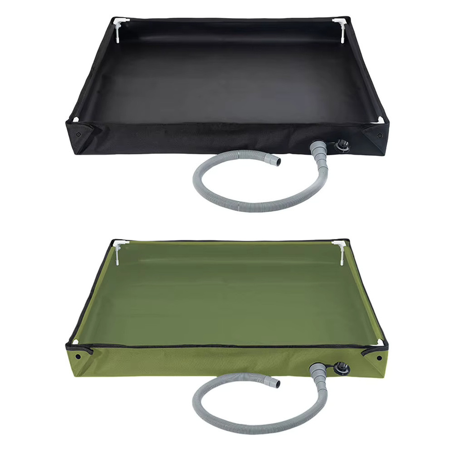 APWIKOGER Tragbare Camping Dusche Basis in Schwarz für Outdoor, Zelt und Strand - Bild 4