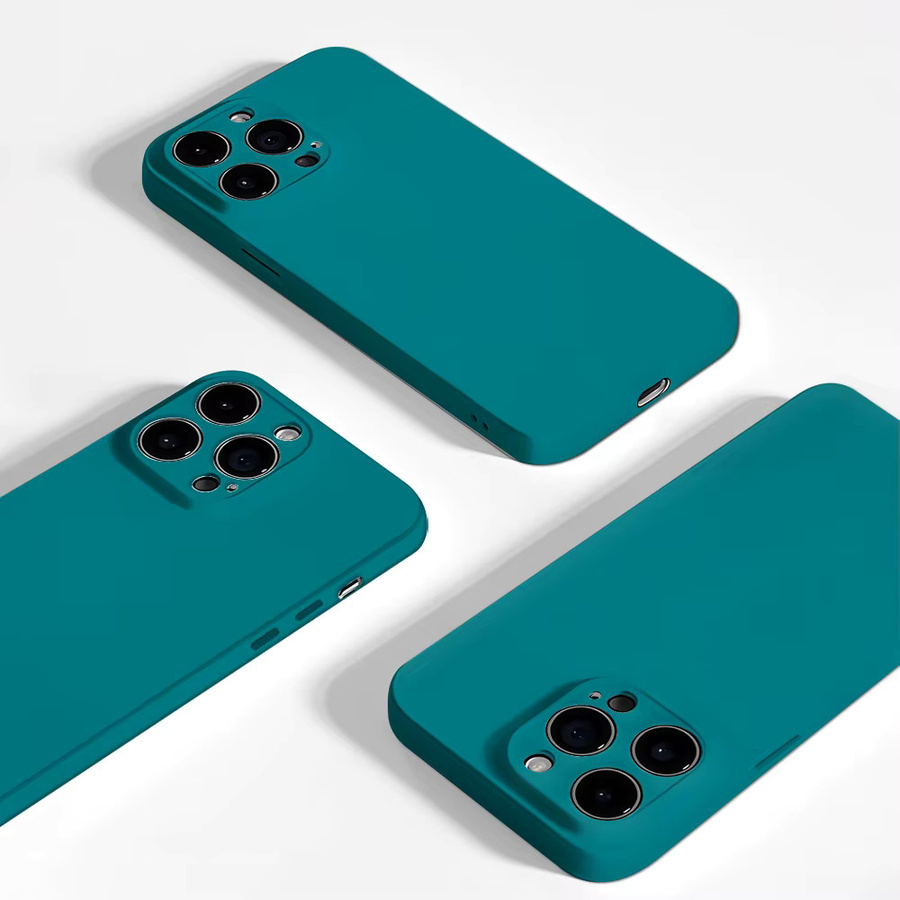 Robuste doppelschichtige Handyhülle mit Magnetfunktion für iPhone 17 16 15 14 13 Pro Max Plus von Potdemiel in Blaugrün/Petrol - Bild 3