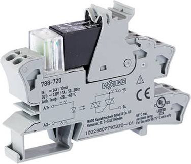 WAGO Optokoppler Triac 788-751 in Grau - Bild 1
