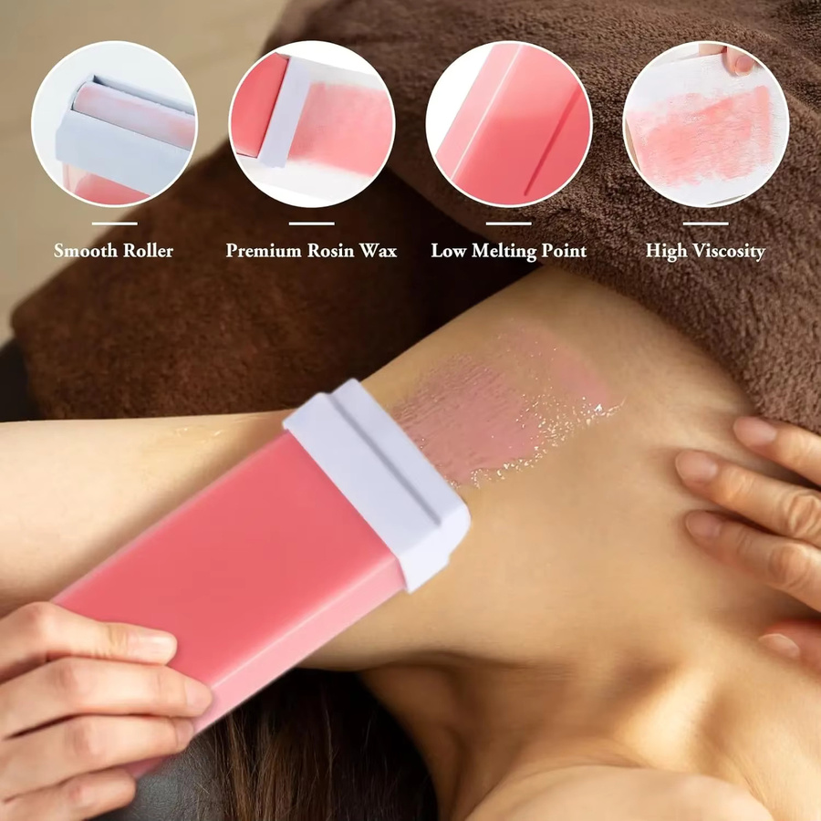 XMSJ Aloe Rose Wax Roller Nachfüllung, Aloe Vera, Unisex - Bild 3