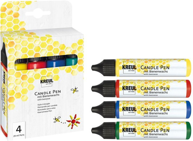 KREUL Candle Pen Classic Wachsstift in Multicolor für feine Dekorationen - Bild 1