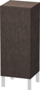 Duravit L-Cube indiv. Halbhochschrank mit Tür links in Eiche dunkel gebürstet - Bild 1