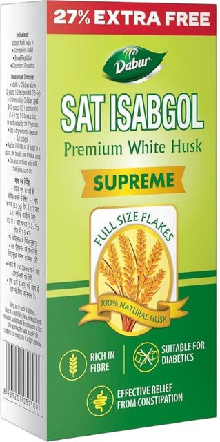 Dabur Sat Isabgol Flohsamenschalen, 230g, Unisex - Bild 1