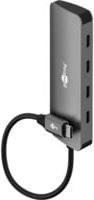 Goobay Slim 4-Port USB-Hub Typ-C in Grau - Bild 1