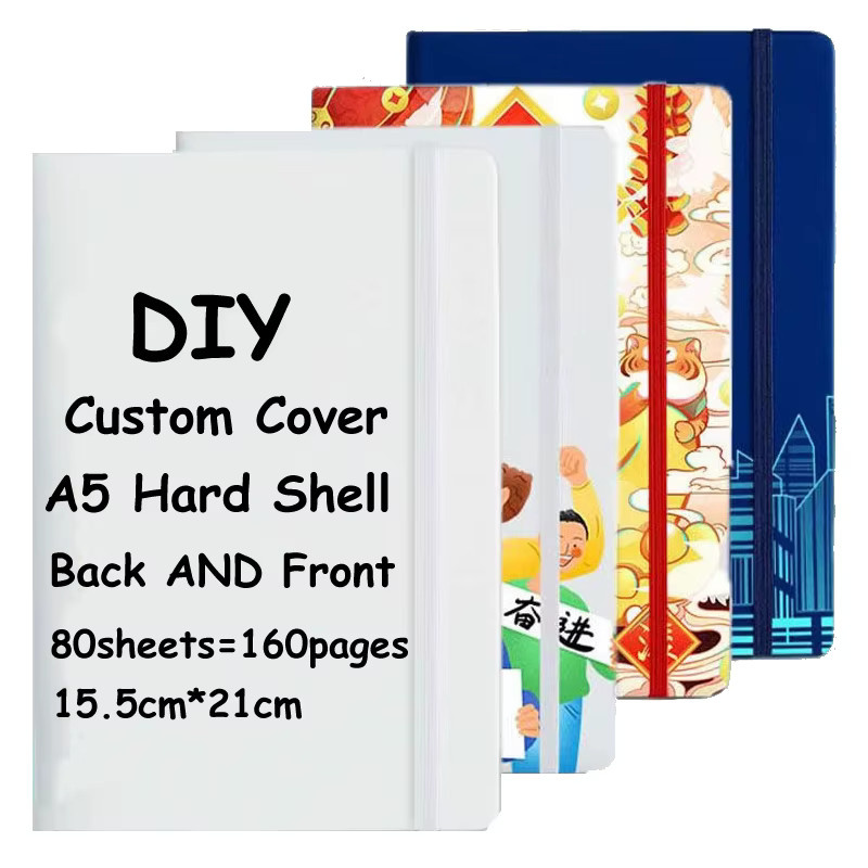Personalisiertes A5 Notizbuch von hevenwie mit Logo-Druck und individuellem Bild-Einband aus PU-Leder in Mehrfarbig - Bild 2
