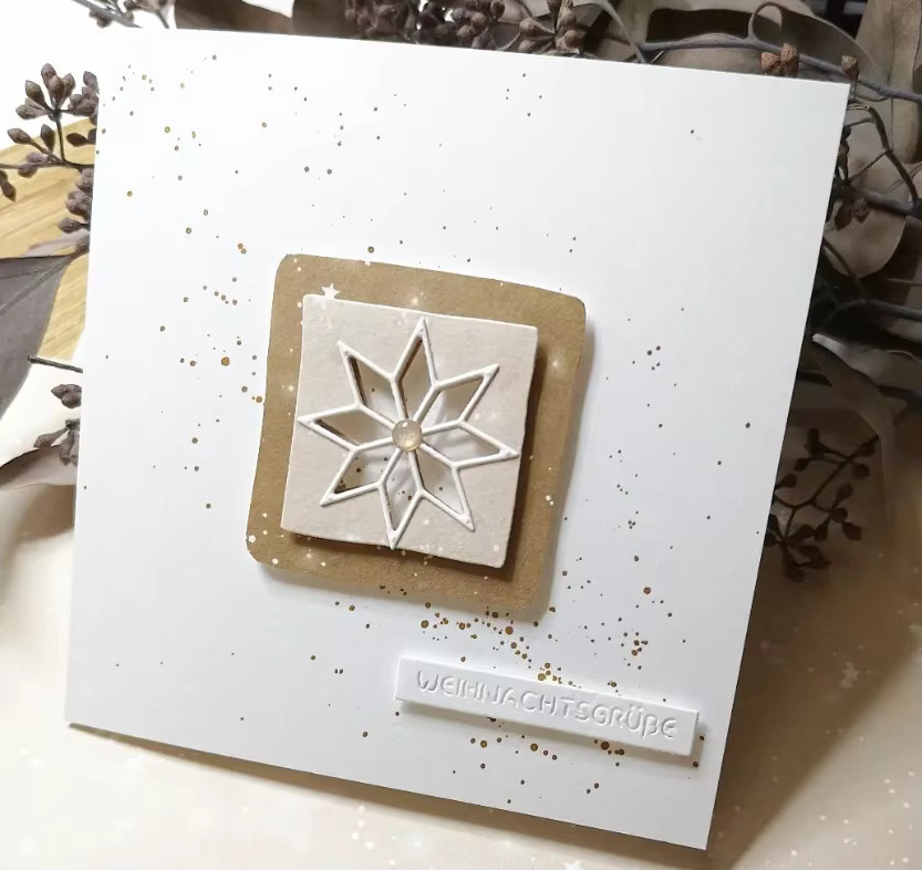 Piggy Craft Metall-Stanzformen für Papierhandwerk mit Weihnachtsglocke und Schneeflocke - Bild 2