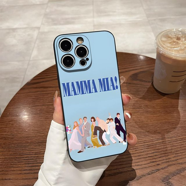 Handyhülle im Mamma Mia Musicalfilm Design für iPhone 11 bis iPhone 17 Pro Max in Blau - Bild 1