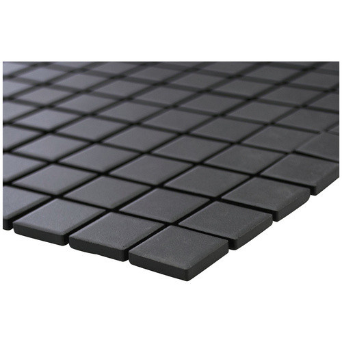 HuH Mosaikfliese Architecture aus Keramik, schwarz, matt, B/L: 30 x 32,6 cm - Bild 2