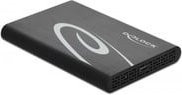 Delock Externes Gehäuse für 2.5 Zoll SATA HDD und SSD mit SuperSpeed USB 10 Gbps USB 3.1 Gen 2, Schwarz - Bild 1