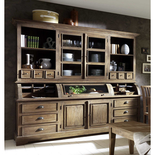 SIT Küchenbuffet ROMANTEAKA aus Teakholz mit 4 Türen in Braun, B/T/H: 220 x 60 x 210 cm - Bild 2
