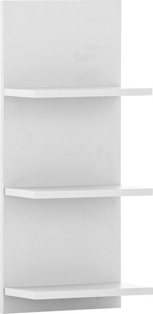 Schildmeyer Wandregal Palermo in Mattweiß, B/T/H: 70,2 x 30,3 x 17,45 cm - Bild 1