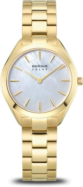Bering Damenuhr, Solar, Edelstahl, Blau, 31 mm, 5 ATM - Bild 1