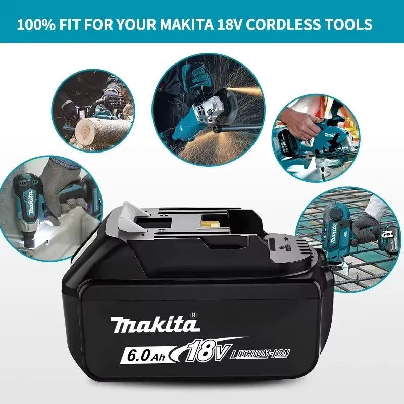 Makita 18V Akku 6,0Ah in Schwarz für Elektrowerkzeuge - Bild 5