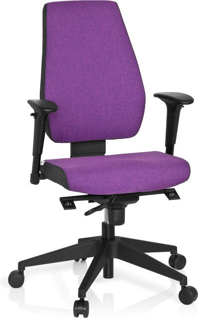 hjh OFFICE Profi Bürostuhl PRO-TEC 500 mit Armlehnen und Stoffbezug, höhenverstellbar - Bild 1