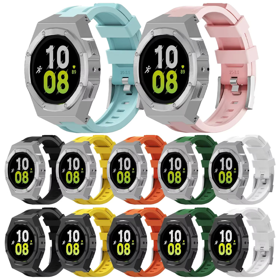 OAKCHARM Metalllünette Edelstahl, Silber, Samsung Galaxy Watch 7 40 mm 44 mm - Bild 2