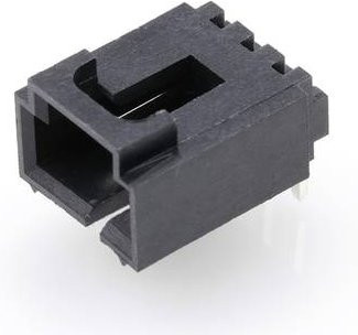 Molex Einbau-Stiftleiste Standard in Schwarz mit Goldkontakten 705530107 - Bild 1