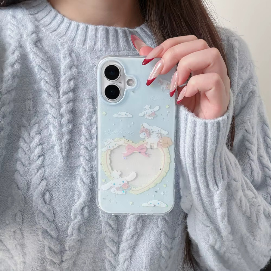 Sanrio Love Horse Riding Jade Guigou Handyhülle in Blau für iPhone 17 Pro Max, 16 Pro, 15 Pro und 14 Pro Max, stoßfeste Schutzhülle - Bild 2