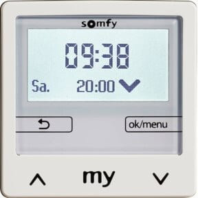 Somfy Chronis Smoove IB+ Rolladenmotor Pure White ohne Rahmen 1805284 - Bild 1