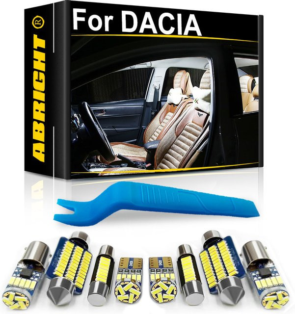 ABRIGHT Auto-Innenraum-LED-Licht für Dacia Duster Dokker Logan Lodgy Sandero Spring mit Canbus-System - Bild 1