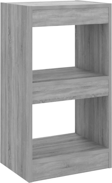 vidaXL Bücherregal und Raumteiler in Grau Sonoma, B/T/H: 40 x 30 x 72 cm - Bild 1