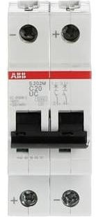 ABB S202M-C20UC Leitungsschutzschalter 20A 400V 2CDS272061R0204 - Bild 1