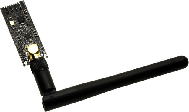 NRF24L01 + PA + LNA Wireless Modul 2,4G Fern Transceiver mit Antenne für Arduino, Schwarz - Bild 1