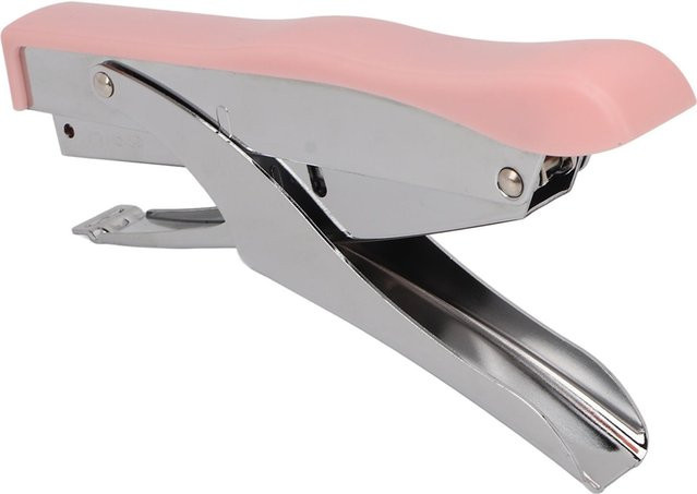 Ergonomischer Handtacker von GoolRC in Pink mit mattierter Oberfläche für Büro, Schule und Heimbedarf - Bild 1
