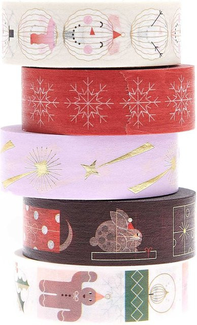 Rico Design Paper Poetry Tape Set Christmas Figuren Multicolor - Bild 1