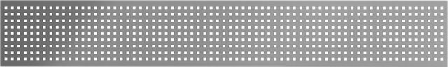 ZacAlu Zierblech aus Metall in Silber, Breite: 178,5 cm, Höhe: 20,6 cm - Bild 1
