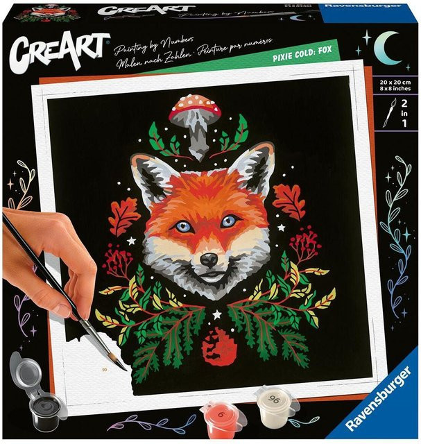 Ravensburger Pixie Cold: Fox, Malen nach Zahlen, ab 12 Jahre - Bild 1