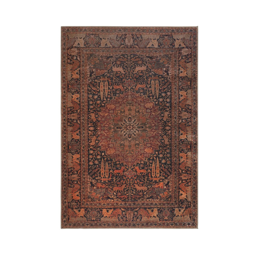 Flair Rugs Vintageteppich Nico in Rot-Blau, B/T: 152 x 230 cm - Bild 2