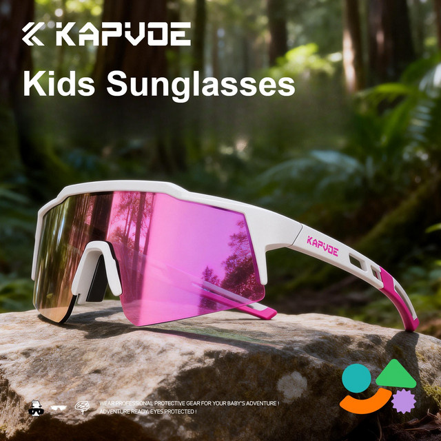 Kapvoe Sonnenbrille, Vollrand, Kunststoff, Kids - Bild 1