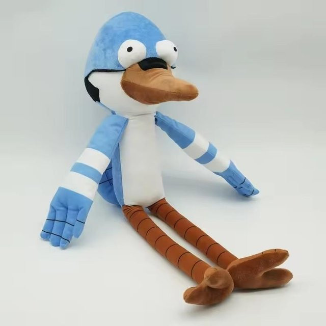 Yiran toy Regular Show Mordecai und Rigby Plüschpuppe, Stofftier, ab 14 Jahren - Bild 1