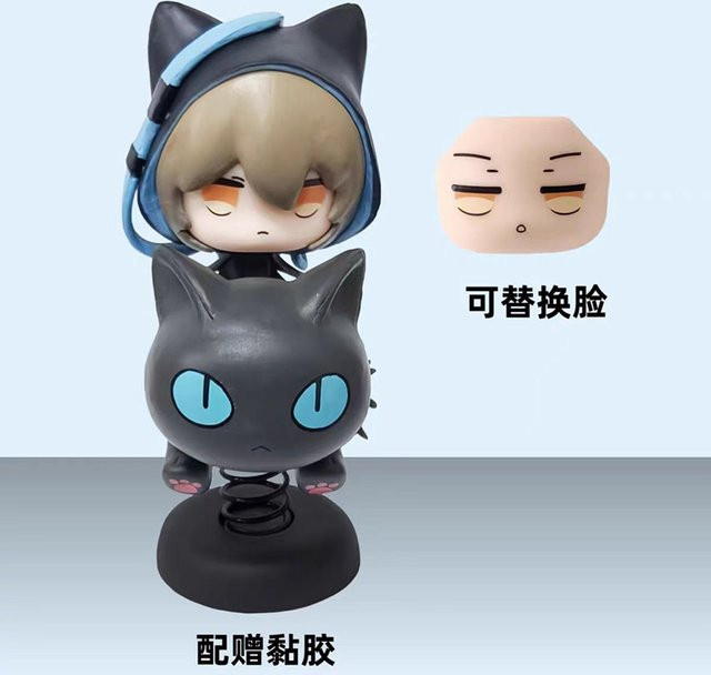 Bandai Genshin Impact Furina Focalors Anime-Figur, Q-Version Modell, Deko-Puppe - Bild 1