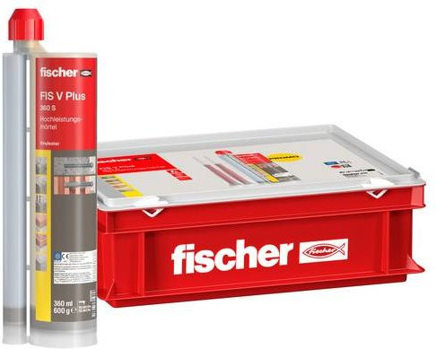 Fischer Hochleistungsmörtel FIS V Plus 360 S Vinylester-Hybridmörtel, 10 Stück - Bild 2