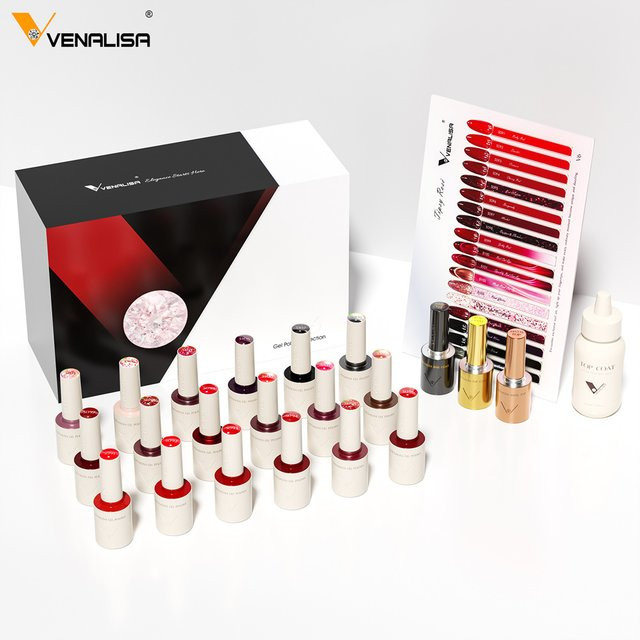 VENALISA V6 Gel Nagelset, 10 ml, Vegan - Bild 1