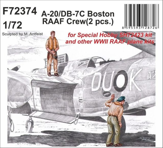 CMK A-20/DB-7C Boston RAAF Crew, Fahrzeuge, 1:72 - Bild 1