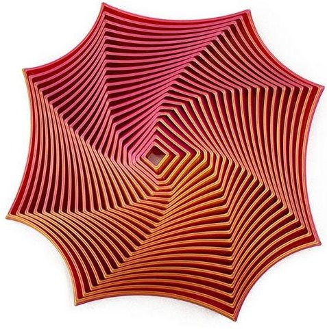 Binchi Achteckiges Fidget Spielzeug, 3D-Druck, Geometrische Illusion, Antistress - Bild 1