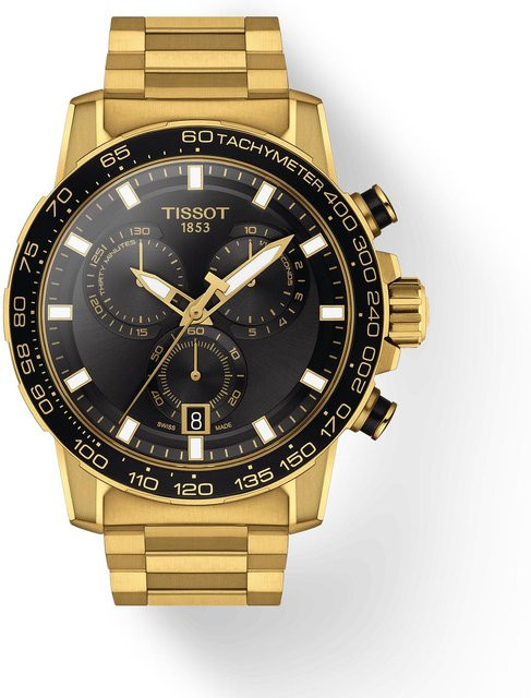 Tissot Armbanduhr Edelstahl, Quarz, Schwarz, Herren - Bild 1