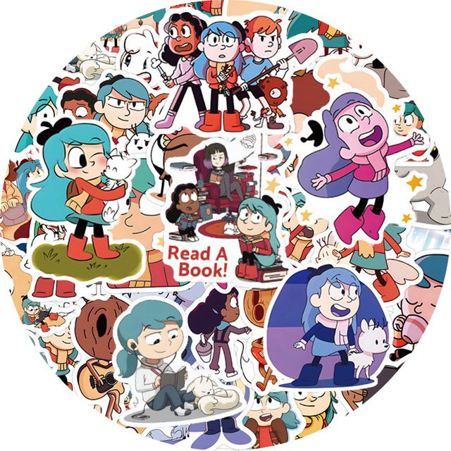 Bandai Hilda Aufkleber, Bunt, Set - Bild 1