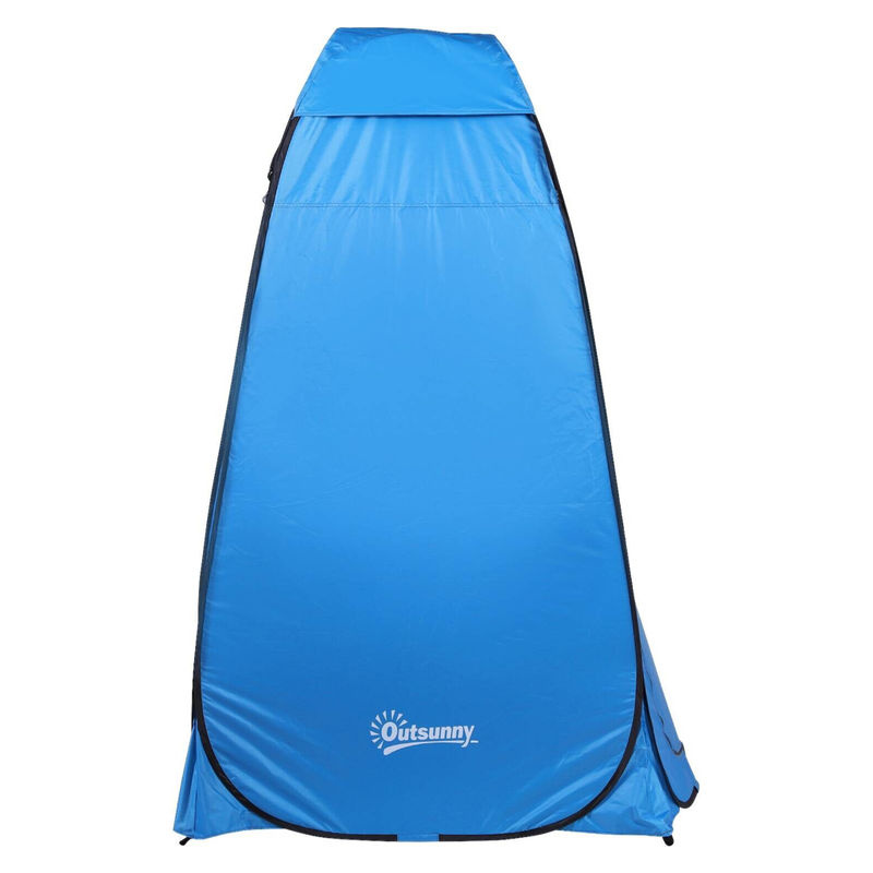 Outsunny Pop-up Wurfzelt für 1 Person aus Polyester Oxford in Blau, B/T/H: 120 x 120 x 190 cm - Bild 5