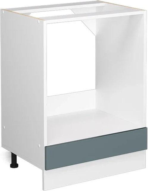 Vicco Herdschrank R-Line modern Blau-Grau Weiß Breite: 60 cm - Bild 1