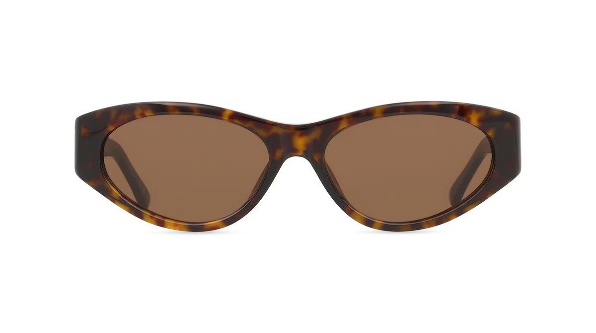 Balenciaga BB0367S Sonnenbrille, Vollrand, Oval, Acetat, braun, Damen - Bild 1