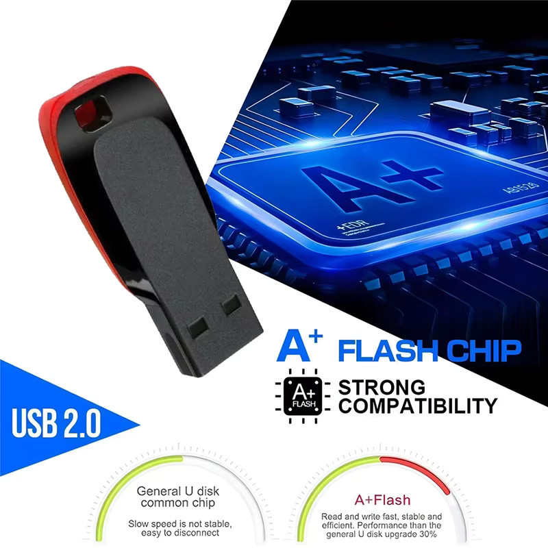 JASTER USB 2.0 Flash-Laufwerk wasserdicht, Schwarz - Bild 4